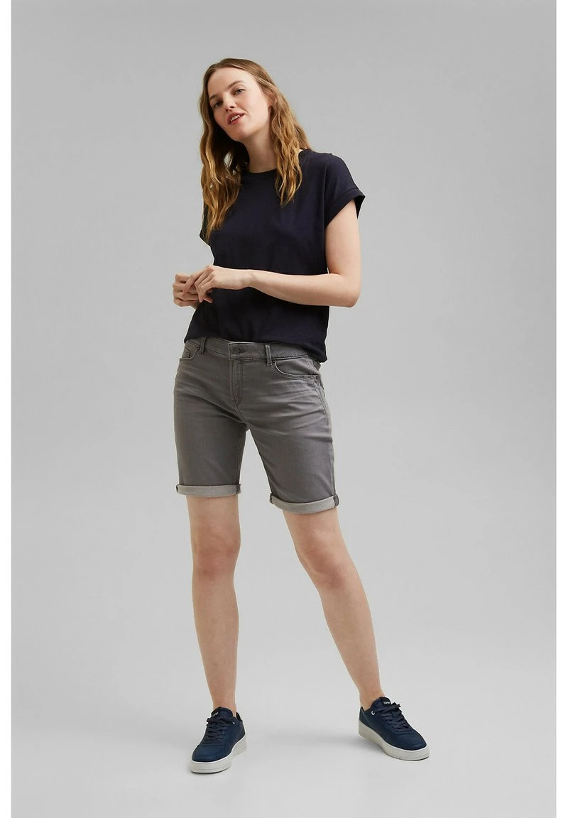 Esprit Jeans Shorts - Grey Medium Washed | Damen 4 Esprit Jeans Shorts - Grey Medium Washed | Damen – Bild 2