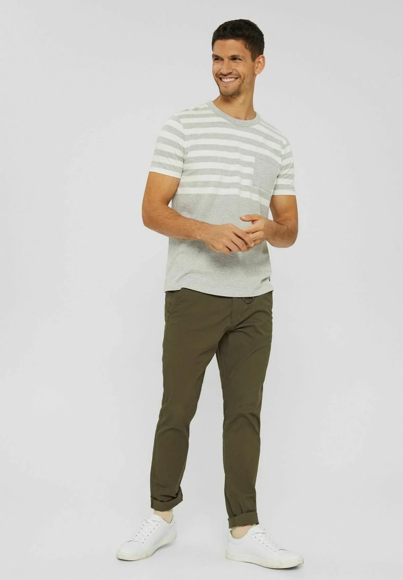 Esprit Herren T-Shirt Print - Light Grey 4 Esprit Herren T-Shirt Print - Light Grey – Bild 2