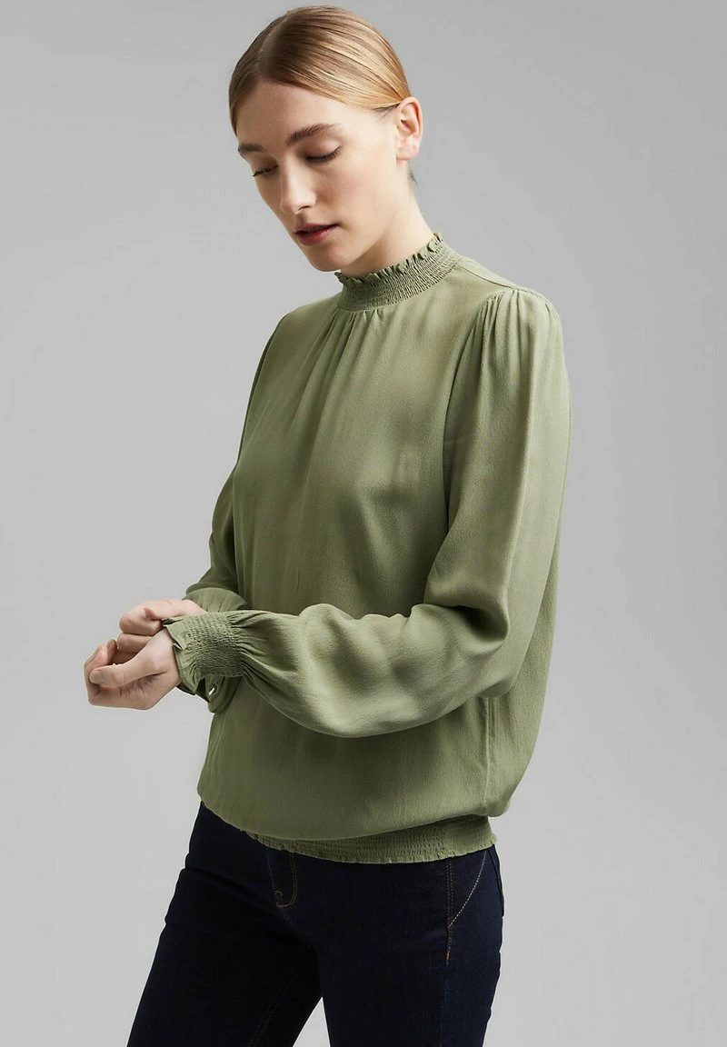 Esprit Bluse - Light Khaki | Damen 6 Esprit Bluse - Light Khaki | Damen – Bild 4