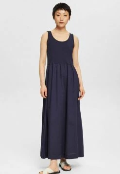 Esprit Damen MATERIAL MIX IN LÄNGE - Maxikleid - Navy -Esprit Verkäufe 2024 da2fc8a62c7544ac831ba3ac68b94324