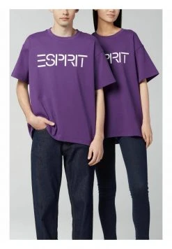 Esprit Unisex T-Shirt Print - Lilac