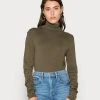 Esprit Damen ROLLNECK - Strickpullover - Dark Khaki -Esprit Verkäufe 2024 dae88c00afb44f7586cad680aca57843