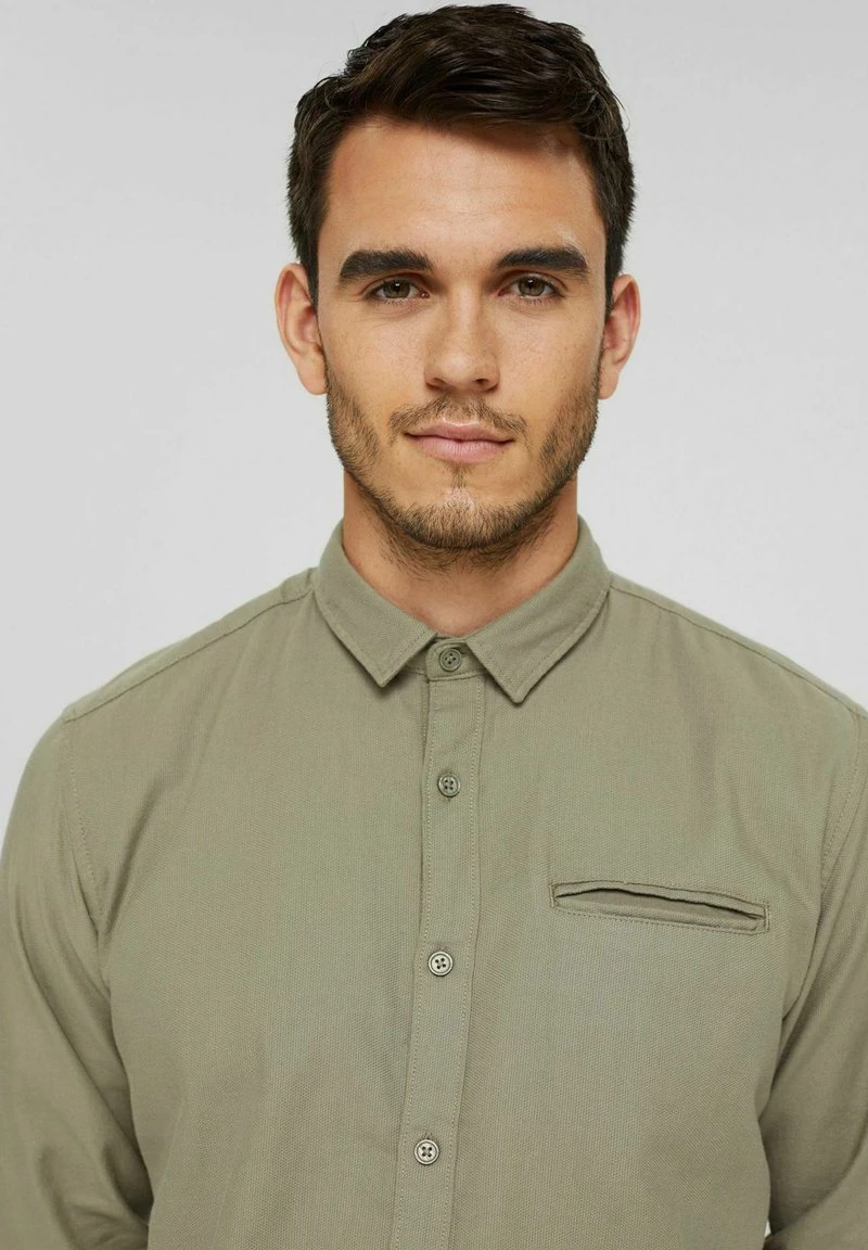 Esprit Herren Hemd - Pale Khaki 8 Esprit Herren Hemd - Pale Khaki – Bild 6