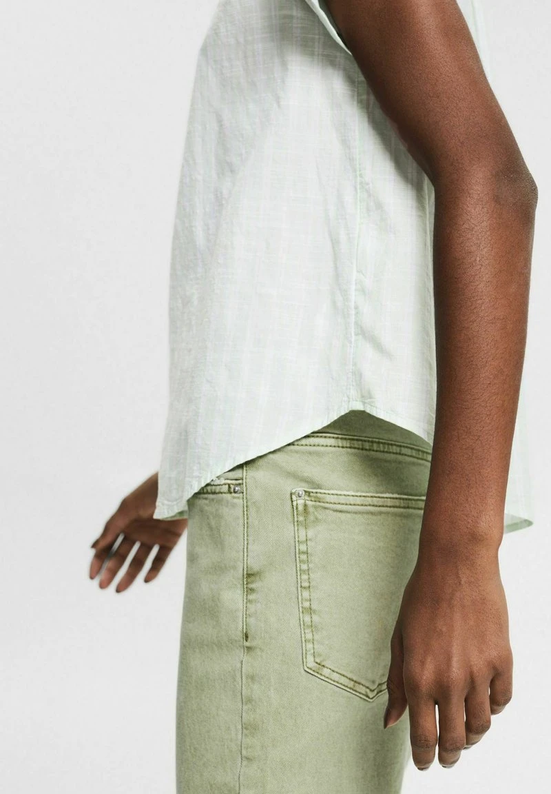 Esprit Damen MIT HALBLANGER KOPFLEISTE - Bluse - Pastel Green 6 Esprit Damen MIT HALBLANGER KOPFLEISTE - Bluse - Pastel Green – Bild 4