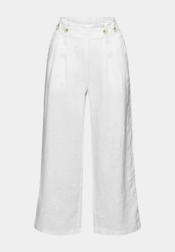 Esprit MIT VERKÜRZTEM BEIN - Stoffhose - White | Damen -Esprit Verkäufe 2024 dce8d1189e8d4e67b69dbccaa29cecec