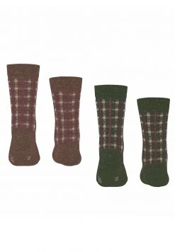 Esprit Unisex CHECK 2-PACK - Sportsocken - Brown/green -Esprit Verkäufe 2024 dd35c4be380f496497f2548f6385fcc4