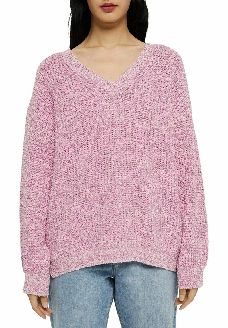Esprit Damen Strickpullover - Pink Fuchsia 8 Esprit Damen Strickpullover - Pink Fuchsia – Bild 6