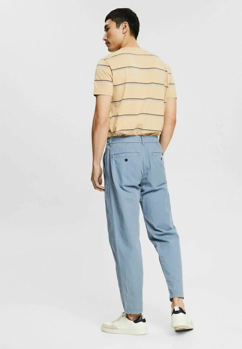 Esprit Herren MIT KORDELZUGBUND - Stoffhose - Blue 5 Esprit Herren MIT KORDELZUGBUND - Stoffhose - Blue – Bild 3