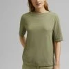 Esprit Damen FASHION - T-Shirt Basic - Light Khaki