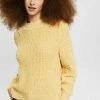 Esprit Damen Strickpullover - Dusty Yellow