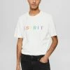 Esprit Herren T-Shirt Print - Off White