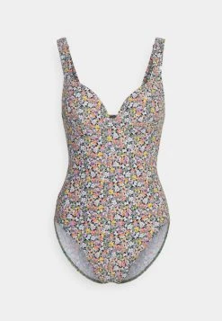 Esprit DOLANS BEACH PAR NEW PADDED SWIMSUIT - Badeanzug - Light Khaki | Damen