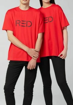 Esprit T-Shirt Print - Red | Unisex
