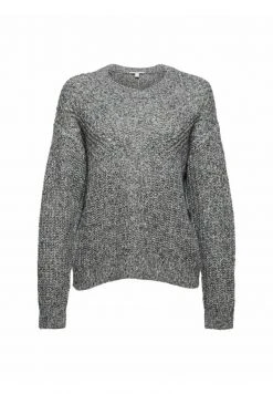 Esprit Damen PER STITCH - Strickpullover - Gunmetal -Esprit Verkäufe 2024 dfb3d7a6ca6047808062da65a83934ff