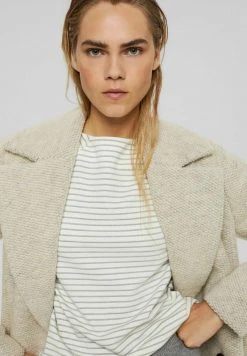 Esprit Damen Langarmshirt - Off White -Esprit Verkäufe 2024 dfd9740bb6d942ea844e7de2acb6df41