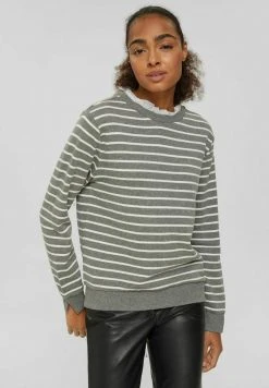 Esprit Damen Strickpullover - Gunmetal