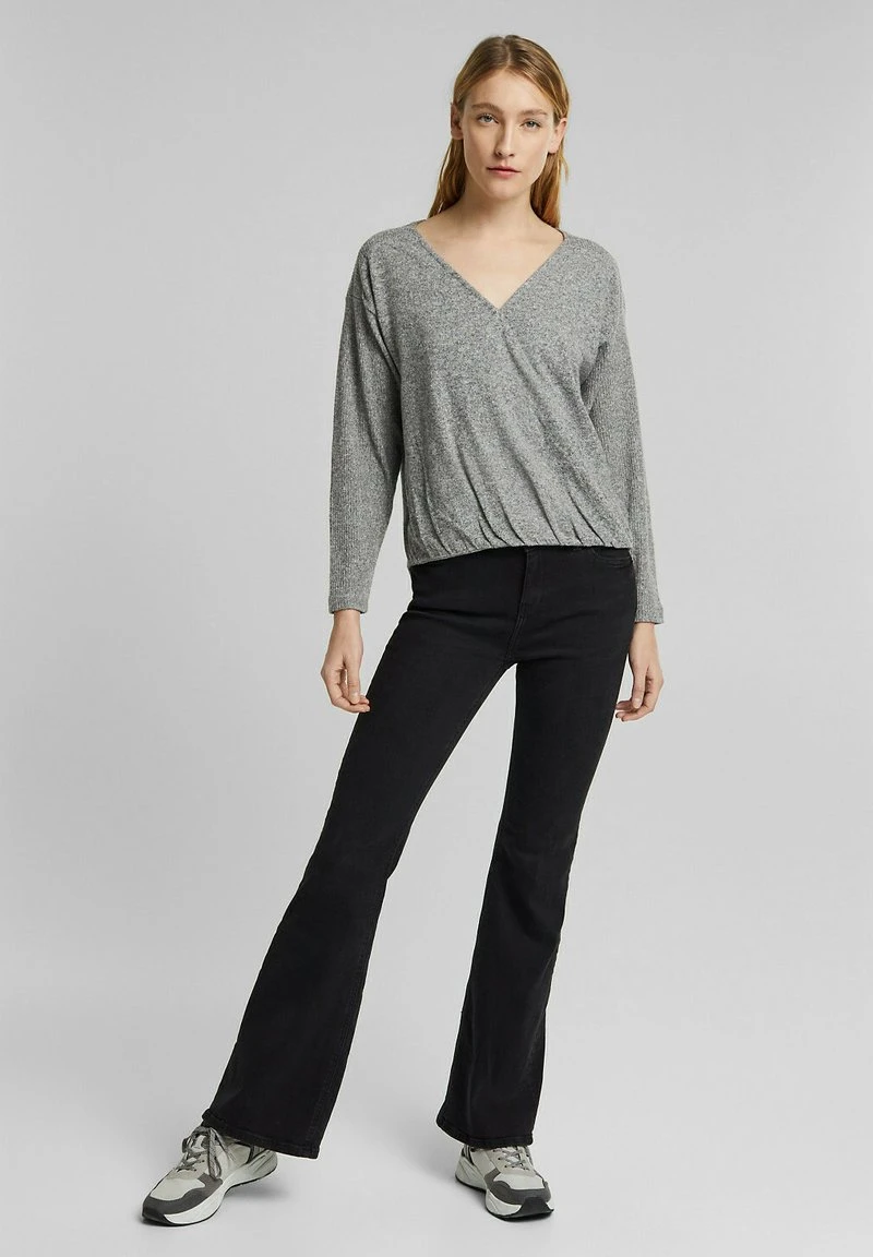 Esprit Damen PER WRAP - Strickpullover - Gunmetal 6 Esprit Damen PER WRAP - Strickpullover - Gunmetal – Bild 4