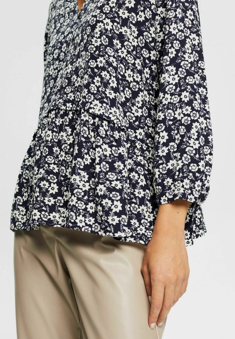 Esprit MIT RÜSCHENKANTE - Bluse - Navy | Damen 6 Esprit MIT RÜSCHENKANTE - Bluse - Navy | Damen – Bild 4