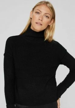 Esprit Damen Fleecepullover - Black