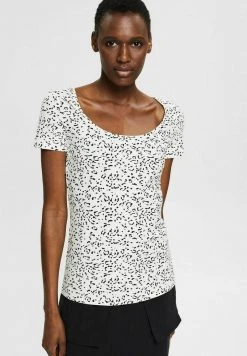 Esprit T-Shirt Print - Off White | Damen