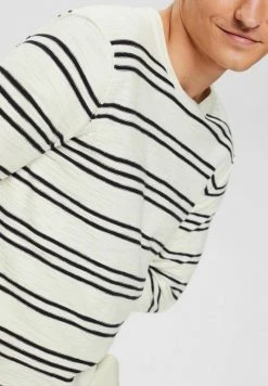 Esprit Herren MIT STREIFENMUSTER - Strickpullover - Off White -Esprit Verkäufe 2024 e42745c02e5f4980ac20a53dfab34d70