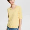 Esprit Damen T-Shirt Basic - Dusty Yellow -Esprit Verkäufe 2024 e434900f0fde49e5b56df2c15ddf0e7f