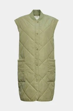 Esprit Damen MIT ZIPPERVERSCHLUSS - Weste - Light Khaki -Esprit Verkäufe 2024 e50db7a05d54444f927082a504aa3dd5