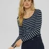 Esprit Damen Langarmshirt - Navy -Esprit Verkäufe 2024 e6924c08f68d44b5aae33b0b6b6866bd