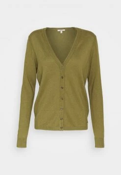 Esprit Damen BASIC - Strickjacke - Olive
