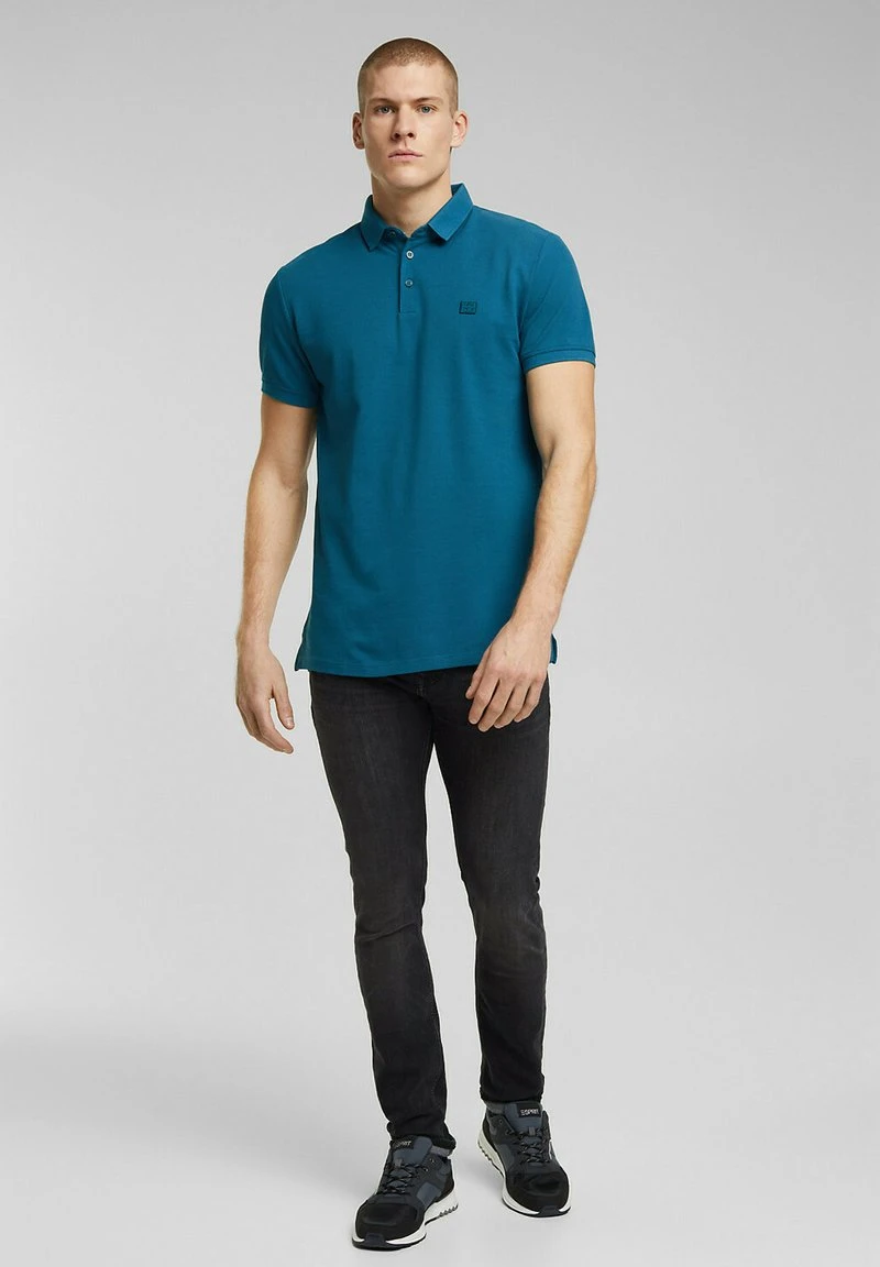 Esprit Herren Poloshirt - Petrol Blue 4 Esprit Herren Poloshirt - Petrol Blue – Bild 2