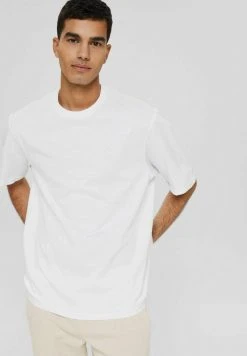 Esprit T-Shirt Basic - White | Herren