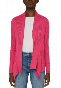 Esprit Damen NOOS RIB CARDI - Strickjacke - Pink Fuchsia -Esprit Verkäufe 2024 e9607f7f494a465f8ea8d5442075cf07