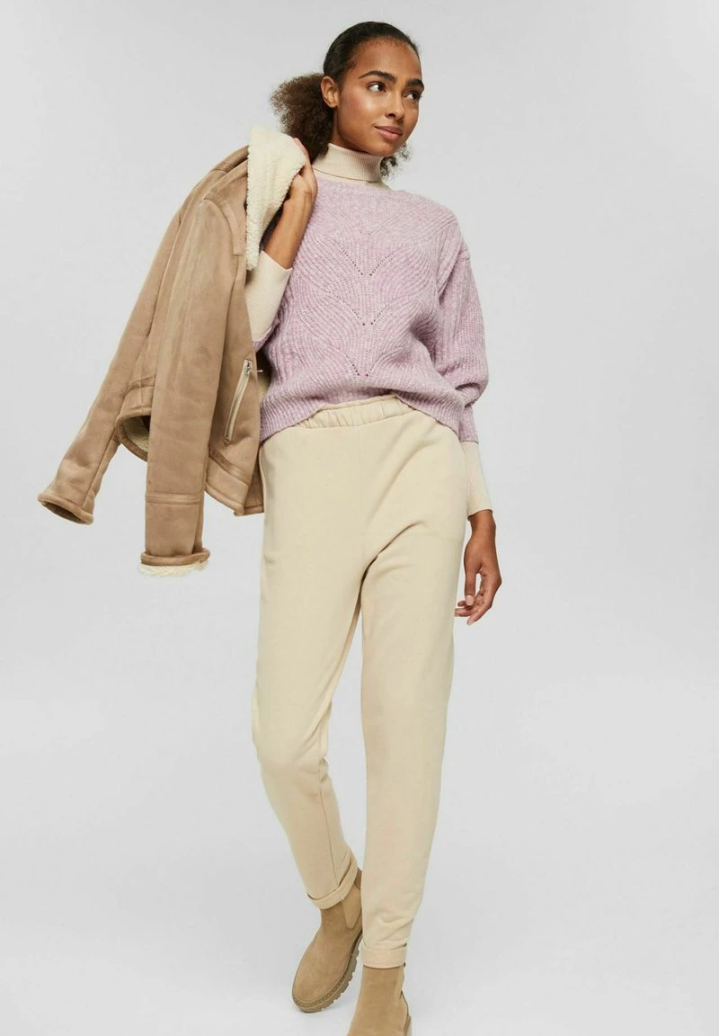Esprit Damen SLUB - Strickpullover - New Mauve 3 Esprit Damen SLUB - Strickpullover - New Mauve