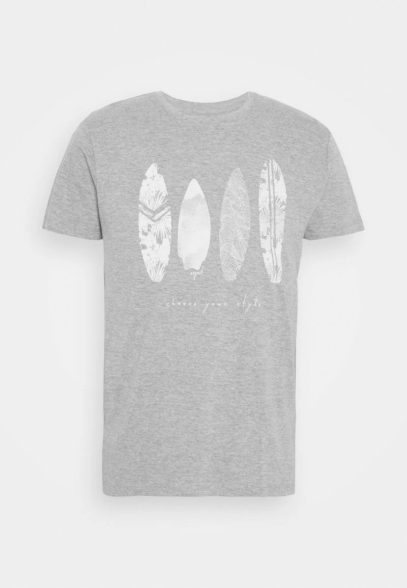 Esprit Herren FEATH - T-Shirt Print - Light Grey 6 Esprit Herren FEATH - T-Shirt Print - Light Grey – Bild 4