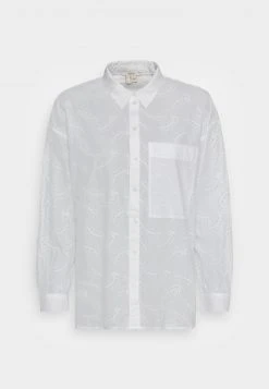 Esprit Damen LEAF BLOUSE - Bluse - White -Esprit Verkäufe 2024 ea1696d966764b659bd64f8659e6238e