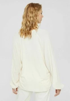 Esprit Damen FEMININE - Langarmshirt - Off White -Esprit Verkäufe 2024 eaf79125c9bd4079abccad1f49abe18b