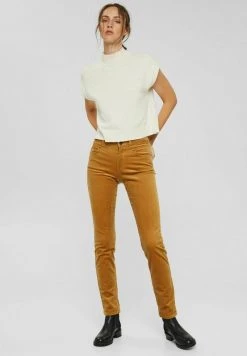 Esprit Jeans Slim Fit - Camel | Damen -Esprit Verkäufe 2024 ebbea8b9176b4149a56a95fedac242e9