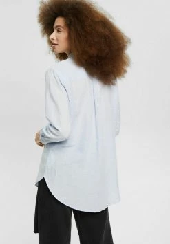 Esprit Damen Hemdbluse - Light Blue -Esprit Verkäufe 2024 ec19ad6c0ea7483faa80486a6d8d380b