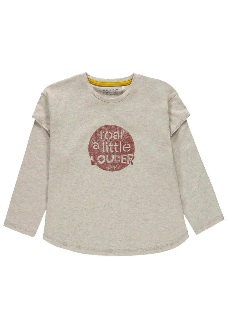 Esprit Kinder MIT LAYERING EFFEKT UND PRINT - Langarmshirt - Silver 3 Esprit Kinder MIT LAYERING EFFEKT UND PRINT - Langarmshirt - Silver