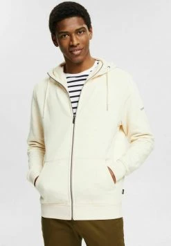 Esprit Herren Sweatjacke - Cream Beige