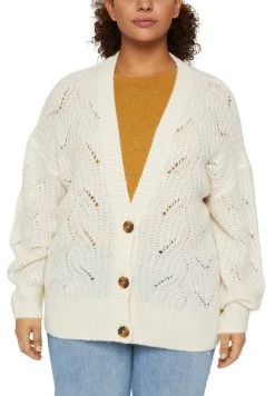 Esprit Damen Strickjacke - White