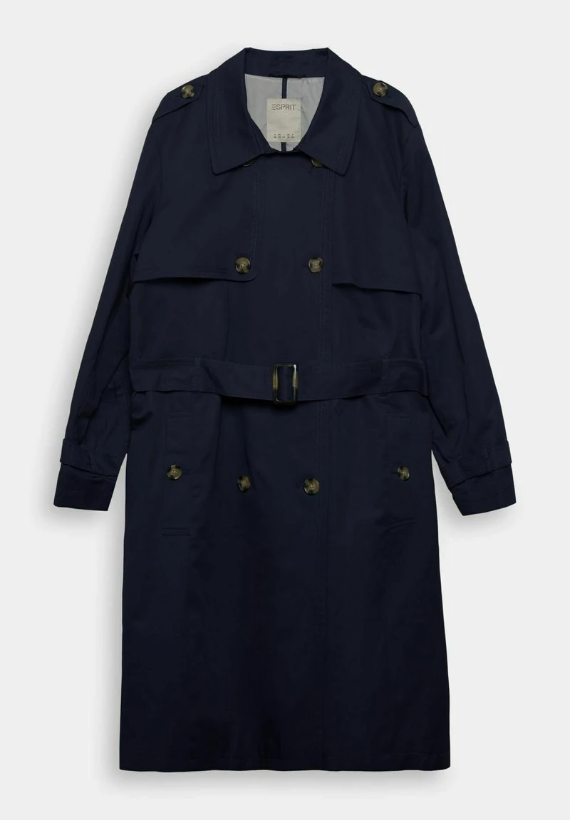 Esprit Damen Trenchcoat - Navy 5 Esprit Damen Trenchcoat - Navy – Bild 3