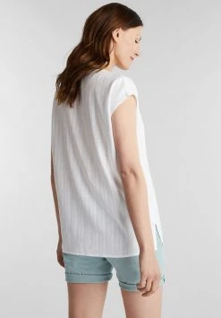 Esprit STRUKTURIERTE BLUSE AUS LENZING - Bluse - White | Damen -Esprit Verkäufe 2024 ed6777b23bc7497d8ad7b1de2209227a
