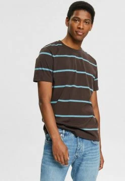 Esprit Herren T-Shirt Print - Dark Brown