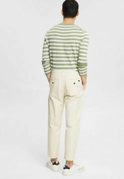 Esprit Herren MIT KORDELZUGBUND - Stoffhose - Cream Beige -Esprit Verkäufe 2024 ed86412d7aee4e40a986a786098bdf6f