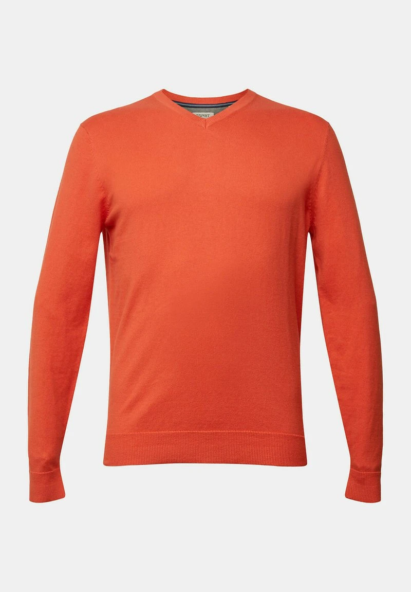 Esprit Strickpullover - Orange | Herren 9 Esprit Strickpullover - Orange | Herren – Bild 7