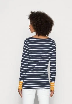 Esprit LONGSLEEVE CUFF - Langarmshirt - Navy | Damen -Esprit Verkäufe 2024 f00c6ec70da1429bb1b2e556940953c0