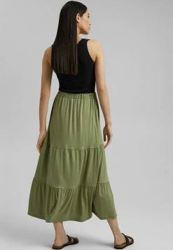 Esprit Damen A-Linien-Rock - Light Khaki -Esprit Verkäufe 2024 f048bc124197466d84aaf256f134017d