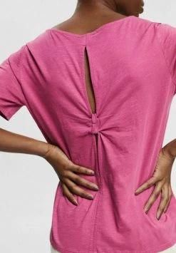 Esprit Damen MIT KNOTEN DETAIL AM RÜCKEN - T-Shirt Print - Violet -Esprit Verkäufe 2024 f0803e42fc24403a8e406ff160f49707