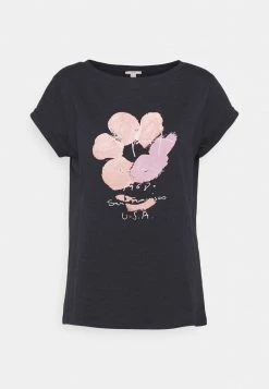 Esprit Damen TEE - T-Shirt Print - Navy -Esprit Verkäufe 2024 f09ba594d148498ca93fd86a0997d9a4